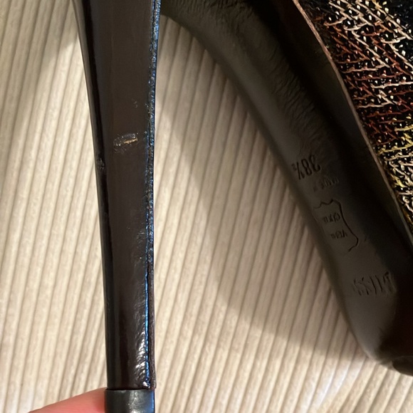 Missoni Classic Crochet Knit Platform Pump Heels - Picture 9 of 9